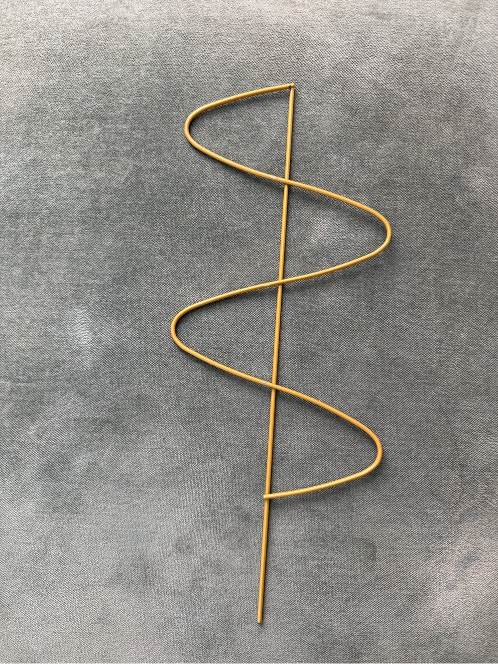 4 Gold Metal Climber Support for Indoor Plants - 15 inch
